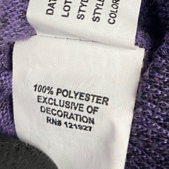 Johnnie-O Reflex 1/4 Zip Sweater Men's Medium Purple Knit Pullover Jumper Golf - Picture 8 of 13